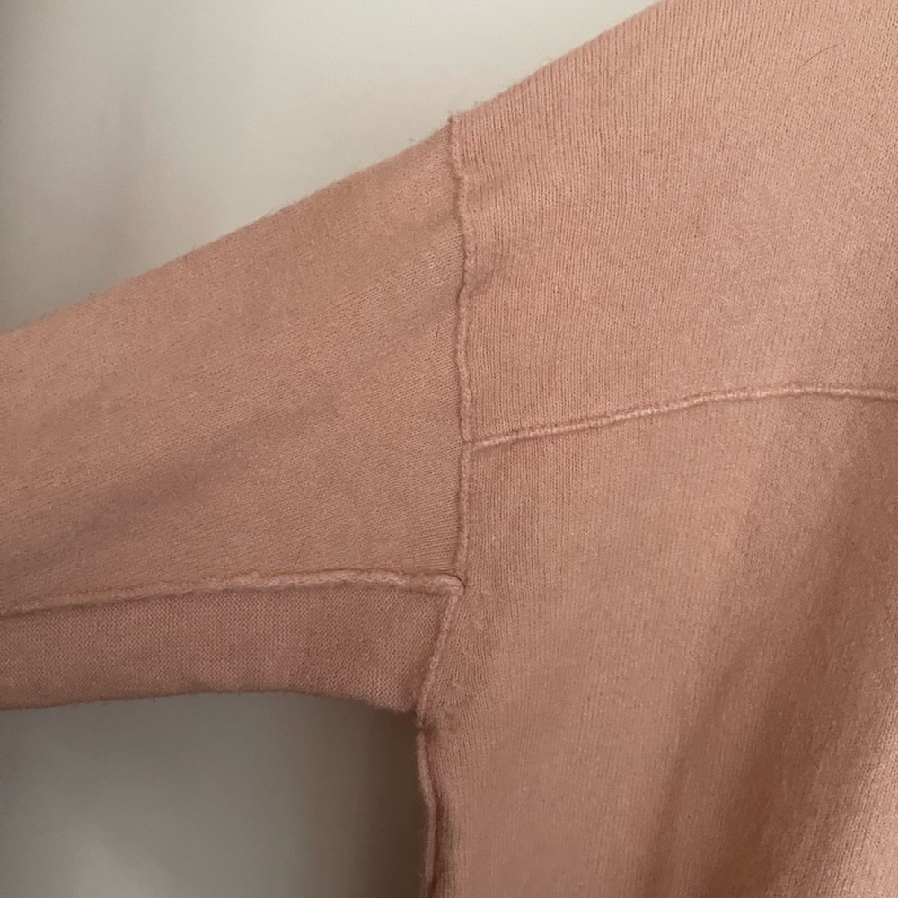 Free People Oversized Sweater Rose Pink Size S - Picture 4 of 7